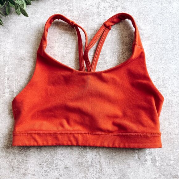 Old Navy Active Orange Power Press Sports Bra Size Medium - Picture 1 of 4